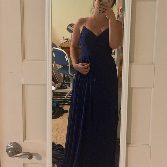 Cobalt Blue Prom Dress - Picture 3 of 3